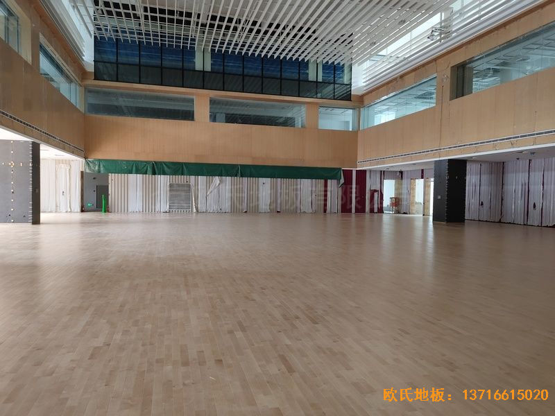 杭州26號地商務金融體育木地板鋪設案例