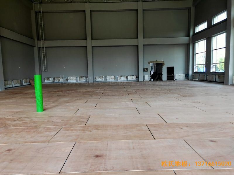 遼寧沈陽于洪機(jī)場(chǎng)體育木地板鋪裝案例